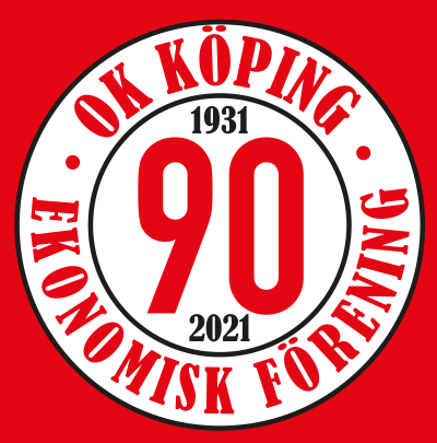 OK Köping 90 år logo